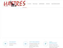 Tablet Screenshot of haftres.pl